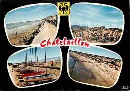 17 - Chatelaillon-Plage - Multivues - Scènes De Plage - Blasons - Flamme Postale - CPM - Voir Scans Recto-Verso - Châtelaillon-Plage