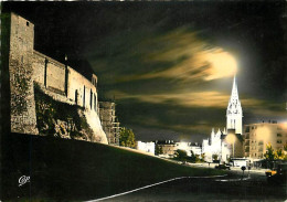 14 - Caen - Les Remparts Et L'Eglise Saint-Pierre Illuminés - Vue De Nuit - Carte Neuve - CPM - Voir Scans Recto-Verso - Caen