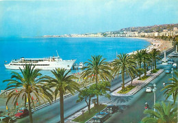 06 - Nice - La Promenade Des Anglais - La Baie Des Anges - Automobiles - Bateaux - CPM - Carte Neuve - Voir Scans Recto- - Other & Unclassified