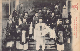 Viet Nam - SONTAY - Mandarin Provincial Et Sa Troupe - Ed. P. Dieulefils 489 - Viêt-Nam