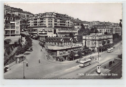 Suisse - Lausanne (VD) Place De La Gare - Rex - Meubles Luce - Restaurant Continental - Ed. Jaeger  - Lausanne