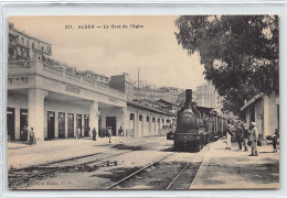 ALGER - La Gare De L'Agha - Locomotive - Algeri