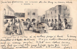 BISKRA - Le Marché - Carte Publicitaire De L'Hôtel De L'Oasis - Biskra