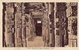India - DELHI - Pirthi Raj 64 Pillars - Publ. Lal Chand & Sons  - India