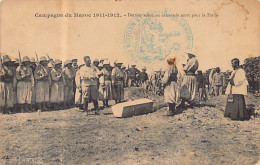 Campagne Du Maroc 1911-1912 - Dernier Adieu Au Camarade Mort Pour La Patrie - Ed. Inconnu  - Andere & Zonder Classificatie