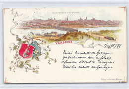 Poland - WARSZAWA - Litho - Panorama - Nakl. St. Winiarski - Pologne