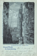 Luxembourg Wolfsschlucht Près Echternach CPA Timbre Grand Duché Cachet 1899 - Echternach