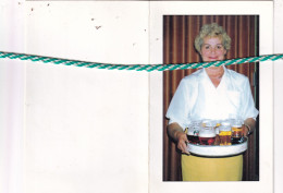 Annie Belaen-Meerschaert, Meulebeke 1940, Roeselare 1998. Gewezen Herbergierster, Foto - Overlijden