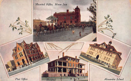 Canada - MOOSE JAW (SK) Mounted Rifles - Post Office - Hospital - Alexandra School - Andere & Zonder Classificatie