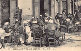 Egypt - Egyptian Types & Scenes - Arab Coffee House - Publ. LL 124 - Persone