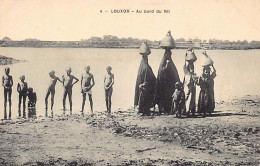 Egypt - LUQSOR - Children Bathing And Women Carrying Water - Publ. Jean Hercule 4 - Sonstige & Ohne Zuordnung