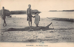 Zambia - Crocodile Shot Down On The Zambezi River - Publ. Unknown  - Zambia