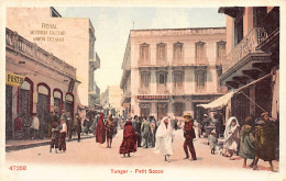 Maroc - TANGER - Petit Socco - Magasin Nahon & Lasry Au Grand Paris - Royal Moorish Bazaar Mimon Delmar - Bureau De Post - Tanger