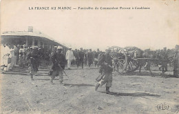 La France Au Maroc - CASABLANCA - Funérailles Du Commandant Provost - Ed. E.L.D. E. Le Deley  - Casablanca