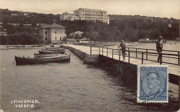 Croatia - CRIKVENIKA - Hotel Terapia - REAL PHOTO - Publ. S. Afanasjev  - Kroatië