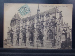 27228 . PONT DE L ARCHE . L EGLISE . FACADE SUD . OBLITEREE - Pont-de-l'Arche