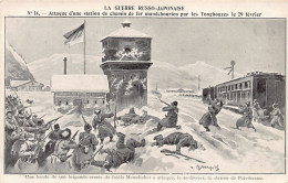 China - RUSSO JAPANESE WAR - Attack On A Manchurian Railway Station By The Tungus On February 29, 1904 - Cina