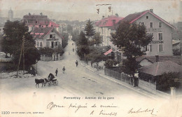 PORRENTRUY (JU) Avenue De La Gare - Calèche - Ed. Burgy 1200 - Porrentruy