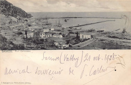 Greece - VATHY Samos - Carlovassi Harbour - SEE STAMP AND POSTMARK - Publ. C. Hadjigeorgiou  - Grecia