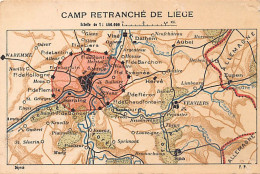 Belgique - Camp Retranché De Liège - Carte Géographique Du Camp - Première Guerre Mondiale - Lüttich