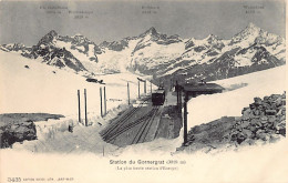 Suisse - Gornergrat (VS) Bahn - Ed. Burgy, Lith. 3435 - Sonstige & Ohne Zuordnung