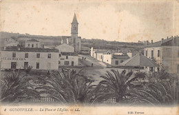 Algérie - GUYOTVILLE Aïn Benian - La Place De L'église - Café Du Bon Coin - Ed. Fareau 1 - Sonstige & Ohne Zuordnung