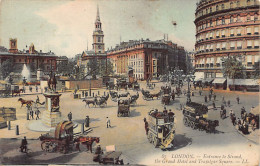 England - LONDON Entrance To Strand, The Grand Hotel And Trafalgar Square - Publisher Levy LL. 87 - Trafalgar Square