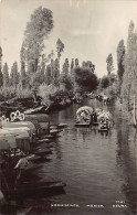 México - XOCHIMILCO - Vista De Un Canal - REAL PHOTO Foto - Ed. Osuna 1141 - Mexico