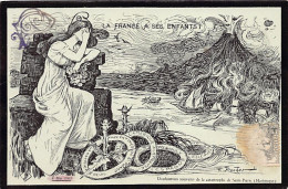 Martinique - La France à Ses Enfants - Douloureux Souvenir De La Catastrophe De Saint-Pierre - 8 Mai 1902 - Ed. E. Roche - Other & Unclassified