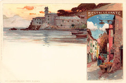 SESTRI PONENTE (GE) Cartoline Postali Artistiche - Ed. J. Velten 214 - Autres & Non Classés