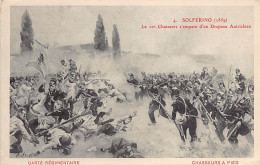 Italia - SOLFERINO (MN) Battaglia Di Solferino - Il 10° Reggimento Chasseurs Francese Si Impossessa Di Una Bandiera Aust - Other & Unclassified