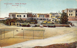 Egypt - HELWAN - The Tennis Court Of The Hotel Al Hayat, View From The South - Publ. Dr. Trenkler Co. Hel. 4 - Sonstige & Ohne Zuordnung