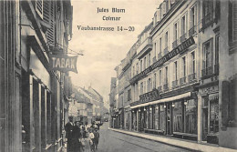 Judaica - COLMAR - Magasin Jules Blum, Vaubanstrasse 14-20 - Carte Signée Par J. Blum Au Dos. - Judaika