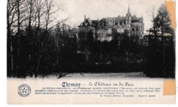 Chimay Le Chateau Vu Du Parc - Chimay