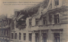 BERLIN - Berliner Märzkämpfe - März 1919 - Generalstreiks - Wirkung Einer Schweren Mine In Der Alten Schützenstraße - FO - Other & Unclassified