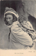 Algérie - Jeune Nomade Portant Son Enfant - Ed. A. Bougault 125 - Women