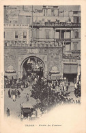 Tunisie - TUNIS - Porte De France - Magasin Disegni - Hôtel Symon - Brasserie Du Châpitre - Ed. F. Soler  - Tunisie