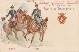 CARTOLINA REGGIMENTALE SAVOIA CAVALLERIA (YK1485 - Regimenten