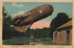 CARTOLINA FRANCIA CAMP DE LA COURTINE -AEROSTATO (YK1479 - Dirigibili