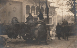 CARTOLINA FOTO I GUERRA MILITARI CON CANNONE (YK1463 - Guerre 1914-18