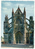 CPSM Dentelée 10.5 X 15 Loir-et-Cher VENDÔME La Façade De L'Eglise De La Trinité (style Flamboyant Du XVI° Siècle) - Vendome