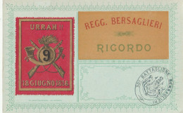 CARTOLINA REGGIMENTALE 30 REGG BERSAGLIERI (YK1329 - Régiments