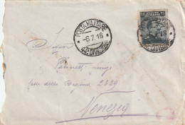 LETTERA 1916 C.15 TIMBRO PM 44 DIVISIONE VENEZIA (YK1304 - Marcofilie