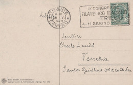 CARTOLINA 1922 C.5 TARGHETTA CONGRESSO FILATELICO TRIESTE (YK1275 - Marcofilie