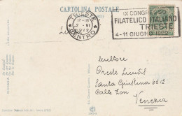 CARTOLINA 1922 C.5 TARGHETTA CONGRESSO FILATELICO TRIESTE (YK1278 - Poststempel