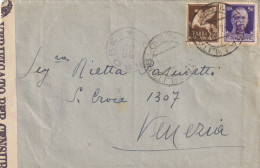 LETTERA 1943 50+50 PA TIMBRO PM 34 VENEZIA (YK1256 - Marcophilie