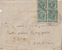 LETTERA CIRCA 1915 4X5 CENT TIMBRO PM  (YK1243 - Marcophilie