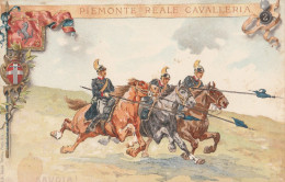 CARTOLINA REGGIMENTALE PIEMONTE REALE CAVALLERIA 1904 (YK1230 - Régiments