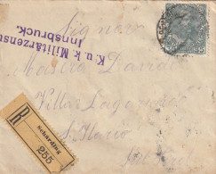 RACCOMANDATA AUSTRIA CIRCA 1915 35 HELLER (YK1212 - Cartas & Documentos