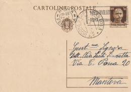 INTERO POSTALE 1934 C.30 TIMBRO MANTOVA MOSTRA RIVOLUZIONE FASCISTA (YK1202 - Interi Postali